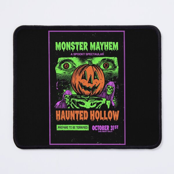 Item preview, Monster Mayhem Halloween Spooky Spectacular Retro Poster designed and sold by HoopeStylee.