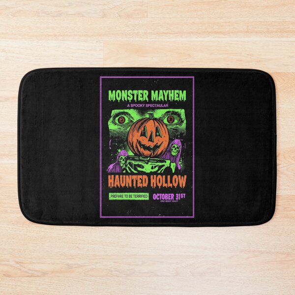 Item preview, Monster Mayhem Halloween Spooky Spectacular Retro Poster designed and sold by HoopeStylee.