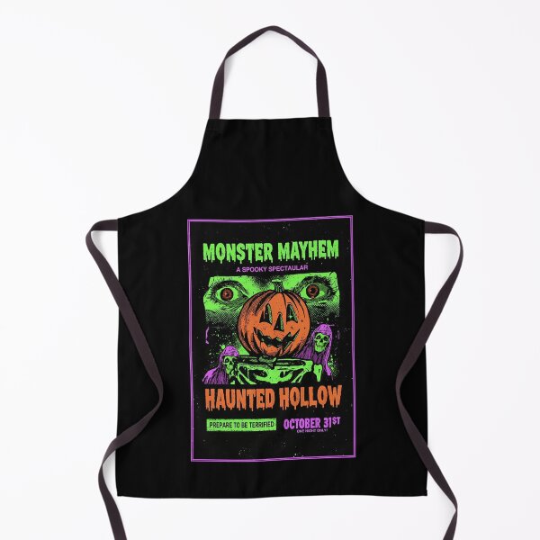 Aperçu de l'œuvre Affiche rétro Monster Mayhem Halloween Spooky Spectacular créée et vendue par HoopeStylee.