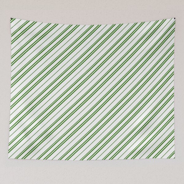 Item preview, Green and White Spearmint Christmas Stripes  designed and sold by DanielleGensler.