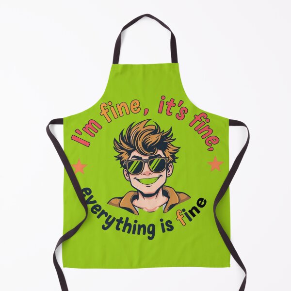Item preview, i'm fine it's fine everything is fine designed and sold by Sparkofart07.