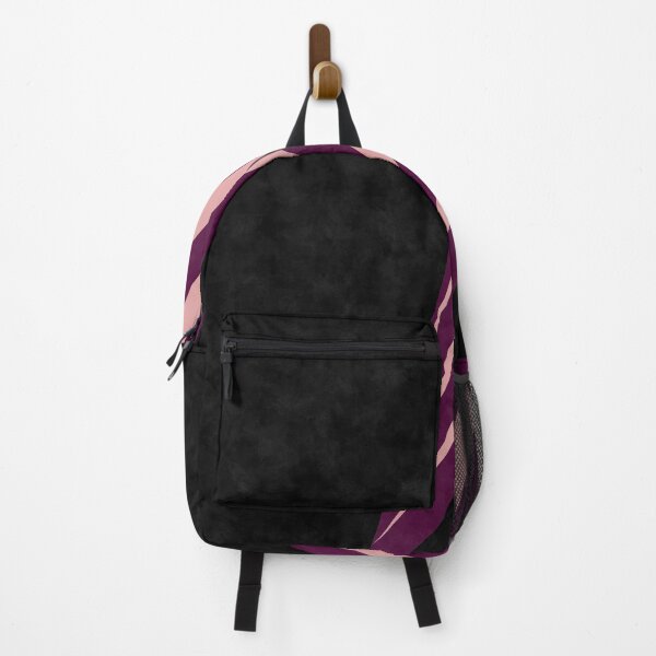Item preview, Black Textured Background with Diagonal Purple Stripes designed and sold by pluielegere.
