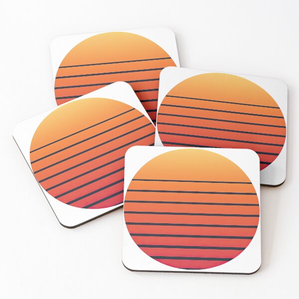 Item preview, Minimalist Retro Sunset Circle Design designed and sold by ArtfulWeave.