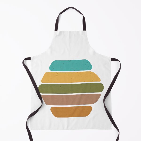 Item preview, Earth Tone Retro Geometric Sunset Design designed and sold by ArtfulWeave.
