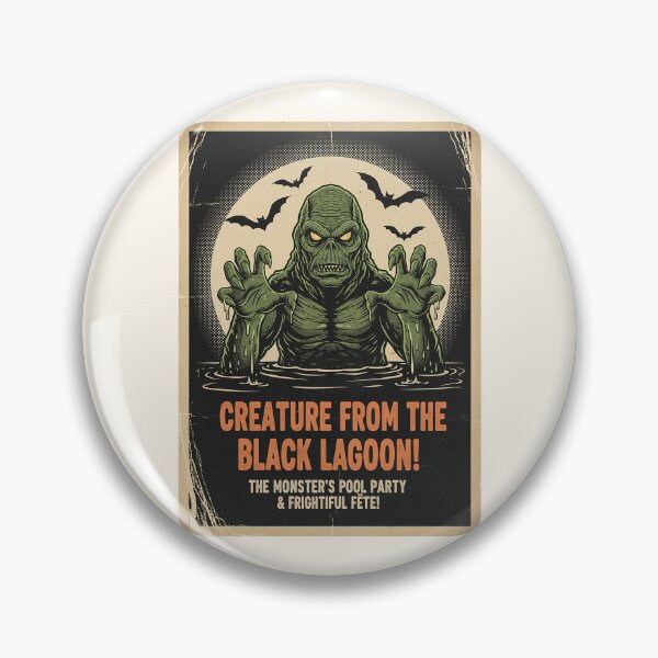 Item preview, Creature From The Black Lagoon Vintage Horror Poster designed and sold by HoopeStylee.