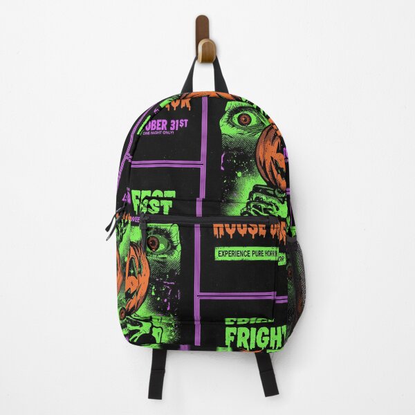 Item preview, Fright Fest House of Terror Neon Halloween Scream designed and sold by HoopeStylee.