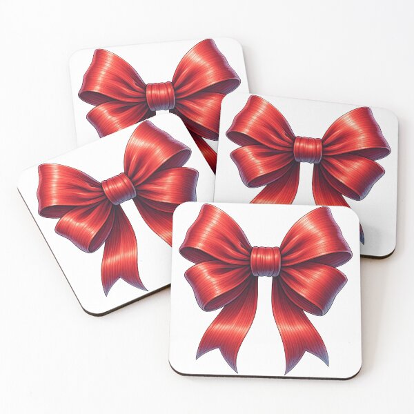 Item preview, Glossy Red Ribbon Bow Illustration designed and sold by ArtfulWeave.