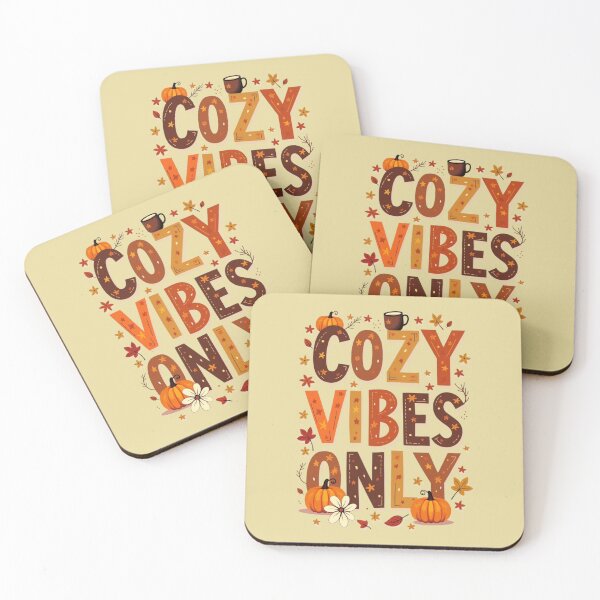 Item preview, Cozy Autumn Vibes Fall Typography Art designed and sold by MyWittyThings.