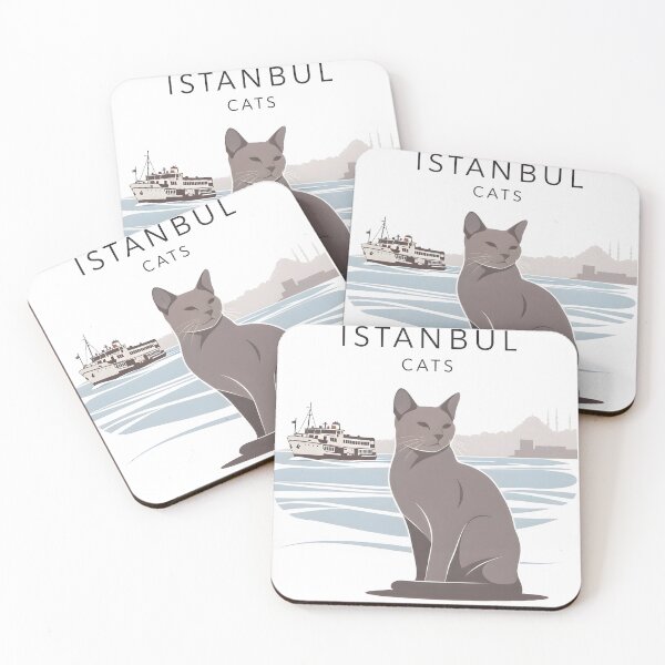 Item preview, Istanbul Cat – Minimalist City Cat Illustration by the Bosphorus designed and sold by Ascend777.