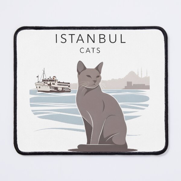 Item preview, Istanbul Cat – Minimalist City Cat Illustration by the Bosphorus designed and sold by Ascend777.