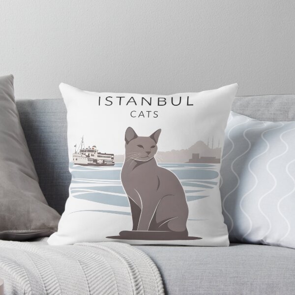 Item preview, Istanbul Cat – Minimalist City Cat Illustration by the Bosphorus designed and sold by Ascend777.