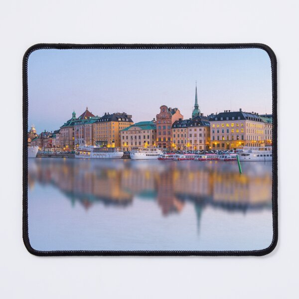 Item preview, Skyline of the Stockholm City at Night designed and sold by Aptine.