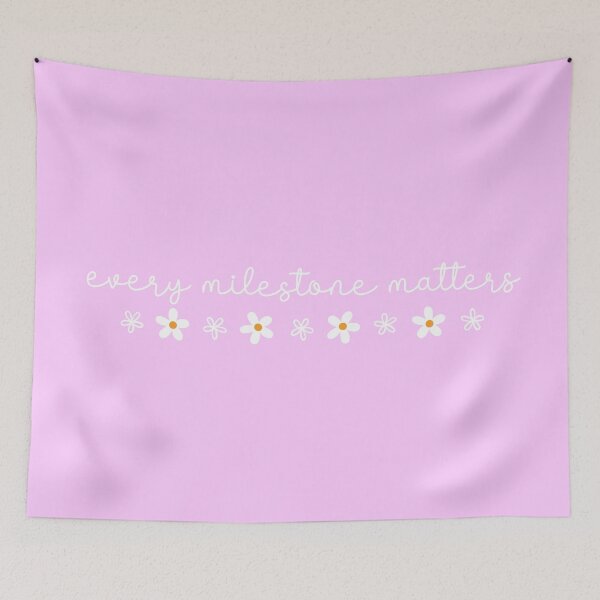 Item preview, Every Milestone Matters - Positive Quote Therapist Teacher Daisy Design designed and sold by MyMomentShirt.