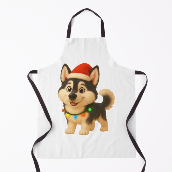 Item preview, Christmas Alaskan Husky designed and sold by Sillytoe.