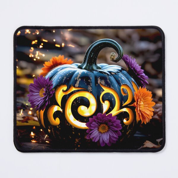 Item preview, Gothic Pumpkin with Elegant Carving designed and sold by Exodoi.