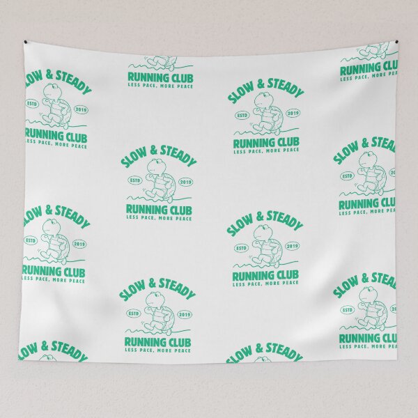 Item preview, Slow & Steady Running Club designed and sold by Eloiseprints.