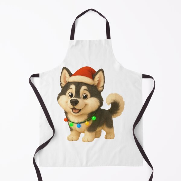Item preview, Christmas Alaskan Malamute designed and sold by Sillytoe.