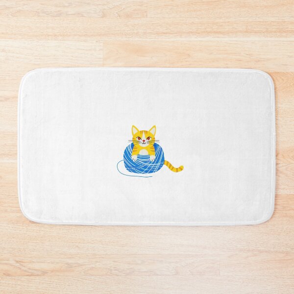 Item preview, Gatito y hilo designed and sold by printmesomecolo.