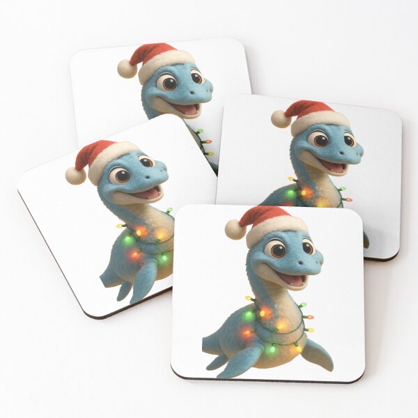 Item preview, Christmas Albertonectes Dinosaur designed and sold by Sillytoe.