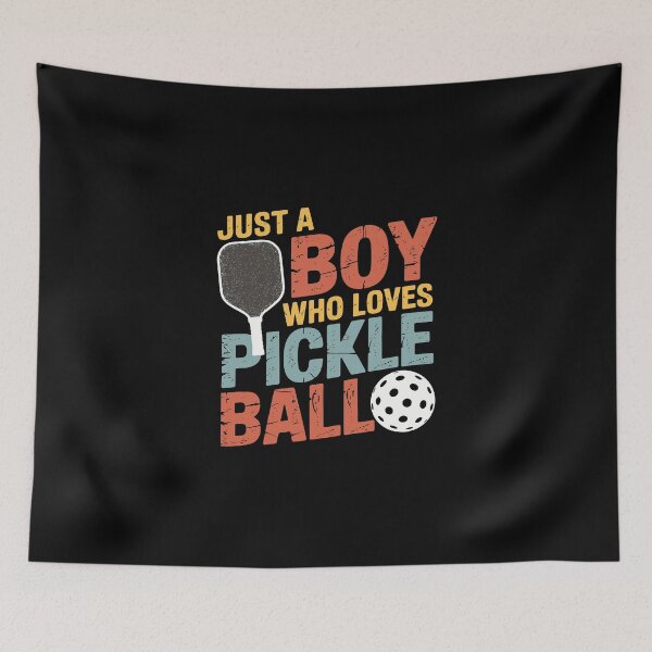 Item preview, Just A Boy Who Loves Pickleball designed and sold by jkrphoto.
