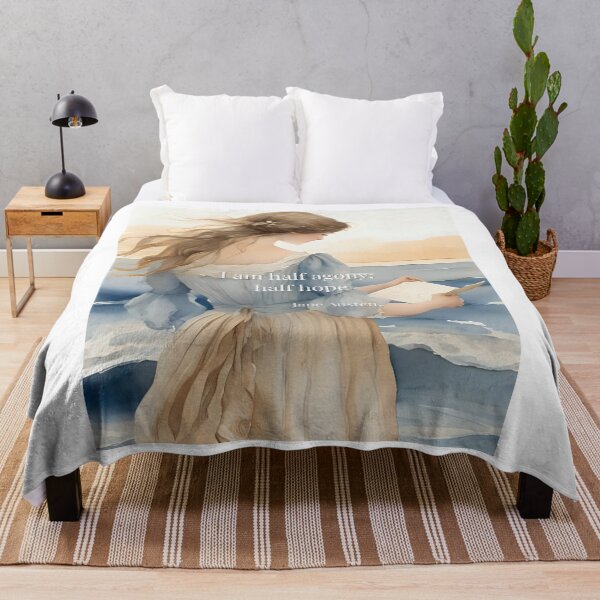 Item preview, Half Agony, Half Hope – Jane Austen Quote Art designed and sold by Boski22.