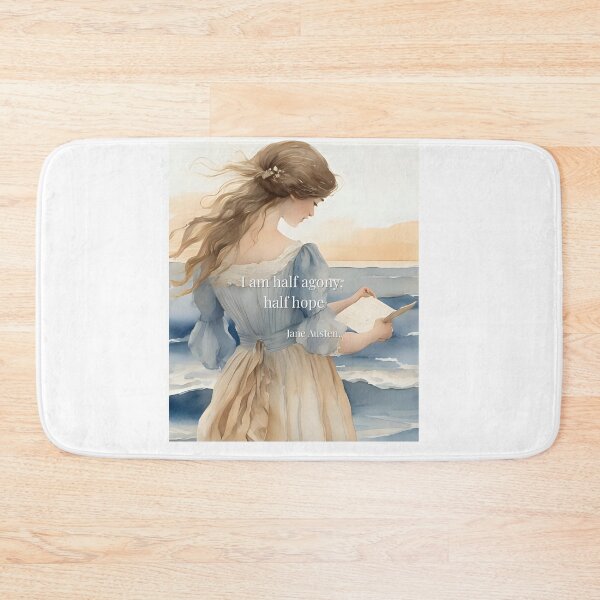 Item preview, Half Agony, Half Hope – Jane Austen Quote Art designed and sold by Boski22.