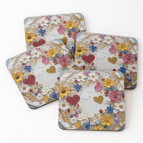 Item preview, Abstract Floral Wreath of Affection designed and sold by Lizetteh.