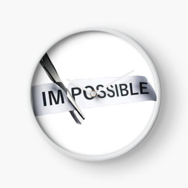 Item preview, Nothing Impossible Motivational Typography Art designed and sold by 10-18.