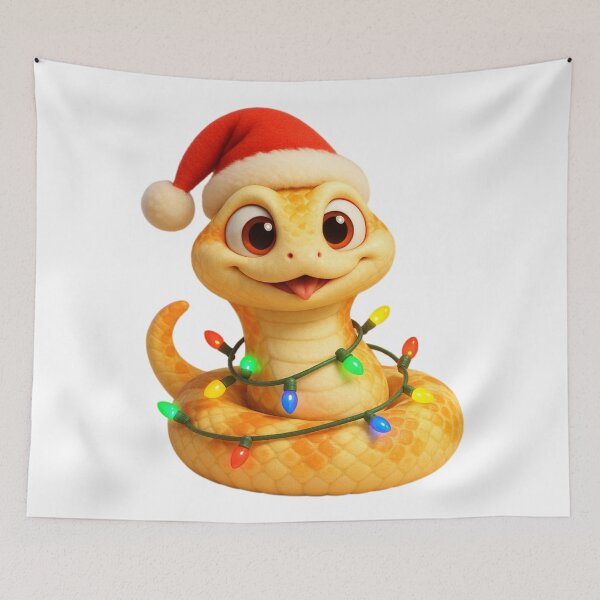 Item preview, Christmas Albino Corn Snake designed and sold by Sillytoe.
