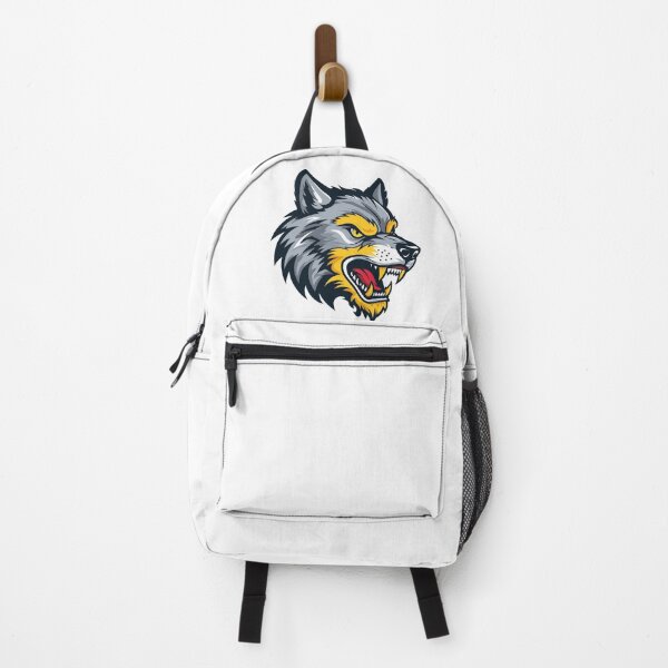 Item preview, A predatory wolf with a bold cartoon design, a symbol of strength and leadership. designed and sold by AliKwStore.