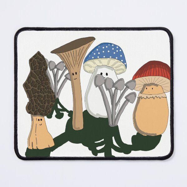 Item preview, Fungi friends - sticker version designed and sold by CosmicFunGirl.