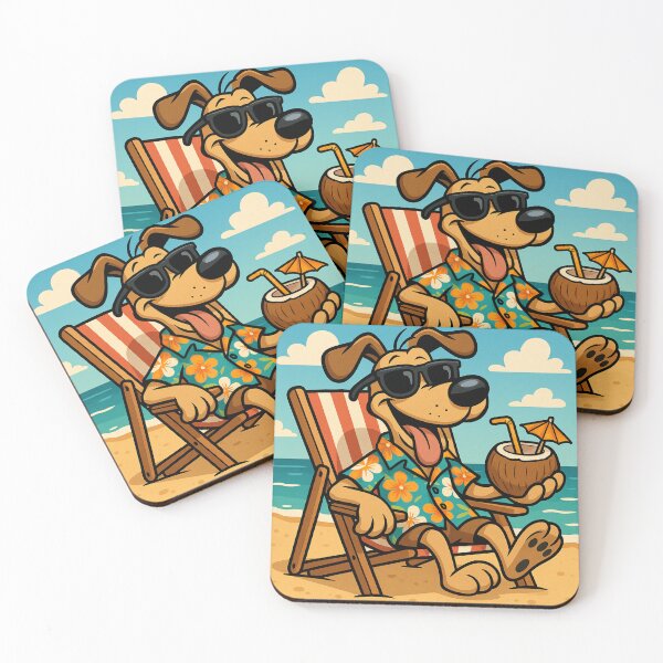 Item preview, Funny Shirt Dog on the Beach designed and sold by ArtsyWishesShop.