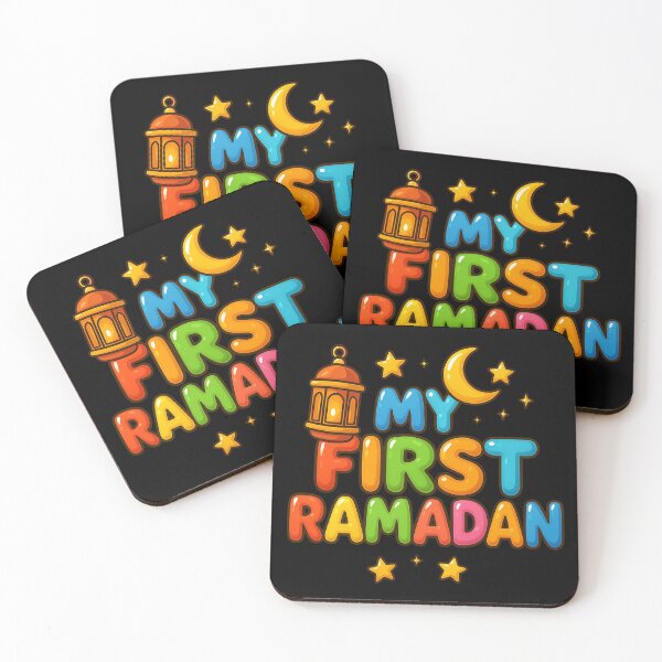 Item preview, My First Ramadan (V.1) – Cute Islamic Lantern and Moon Design for Kids designed and sold by D-Islamic.