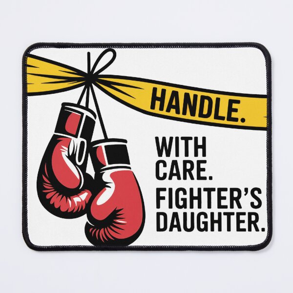 Item preview, Handle With Care Fighter’s Daughter – Boxing Family Street Art designed and sold by WSPrintCrafter.