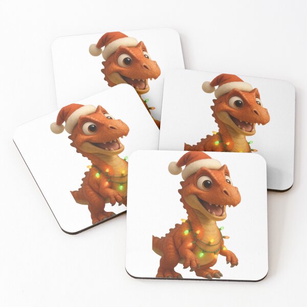 Item preview, Christmas Allosaurus Dinosaur designed and sold by Sillytoe.