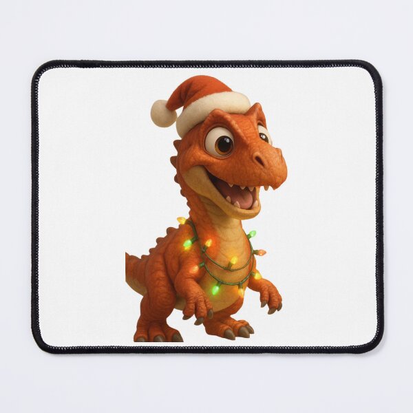 Item preview, Christmas Allosaurus Dinosaur designed and sold by Sillytoe.