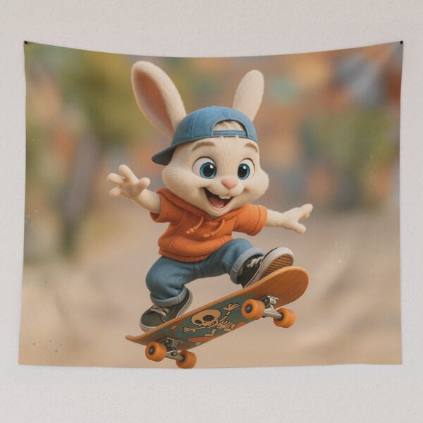 Item preview, Skater Easter Bunny Boy designed and sold by Sillytoe.