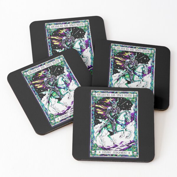 Item preview, Space Death Tarot Card: Cosmic Judgement Arcana XIII Recolor designed and sold by CoffinsArt.