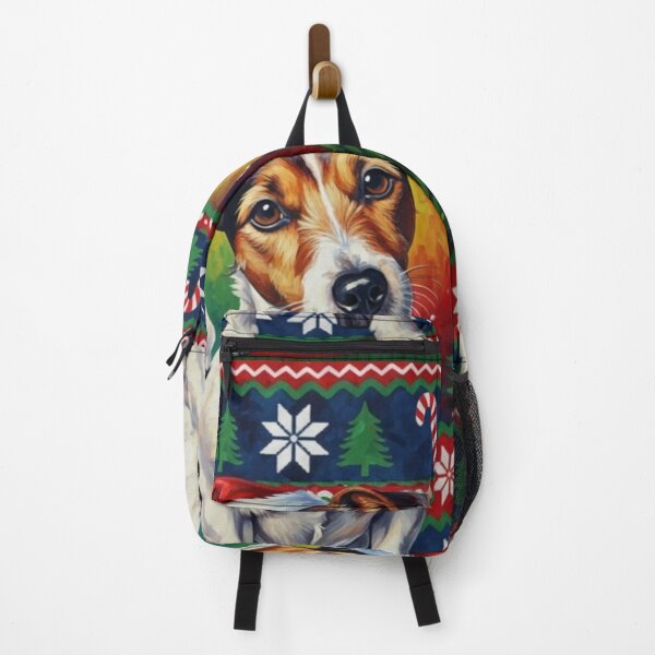 Item preview, Ugly Sweater - Jethro The Jack Russell – Festive Christmas Dog Art designed and sold by Art's Diner.