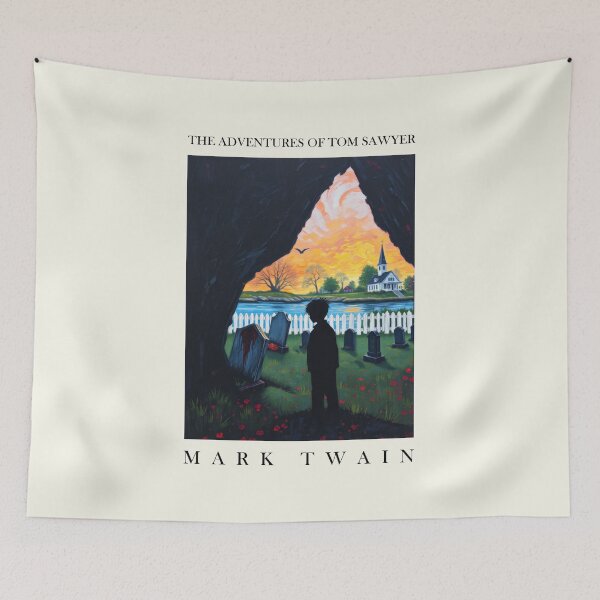 Item preview, The Adventures of Tom Sawyer Mark Twain Art designed and sold by kakarikihill.
