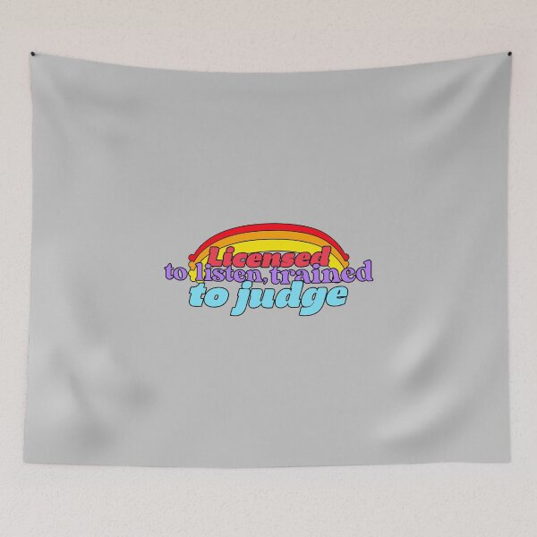 Item preview, Licensed to listen, trained to judge - counseling psychologist designed and sold by TaurusC95.