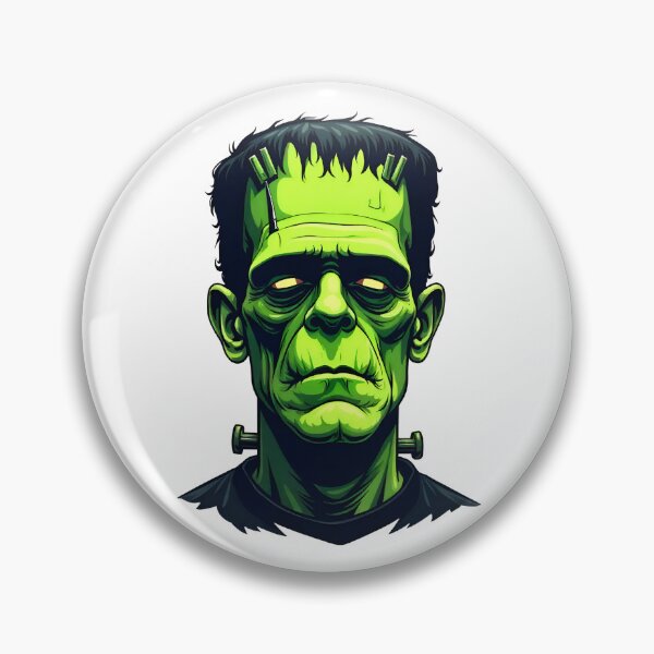 Item preview, Frankenstein Face with no smile designed and sold by GlamOvira.