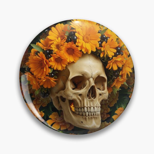Item preview, skull head marigold designed and sold by Dozerguy.