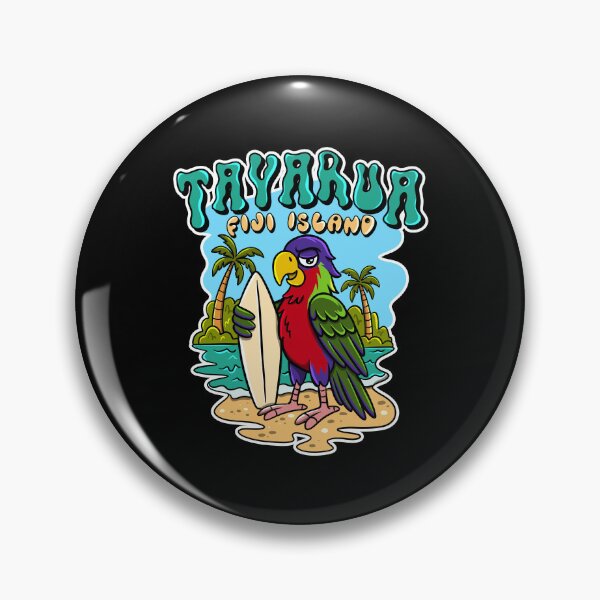 Item preview, Tavarua Surf Parrot – Collared Lory of Fiji Island designed and sold by ImaginarStore.