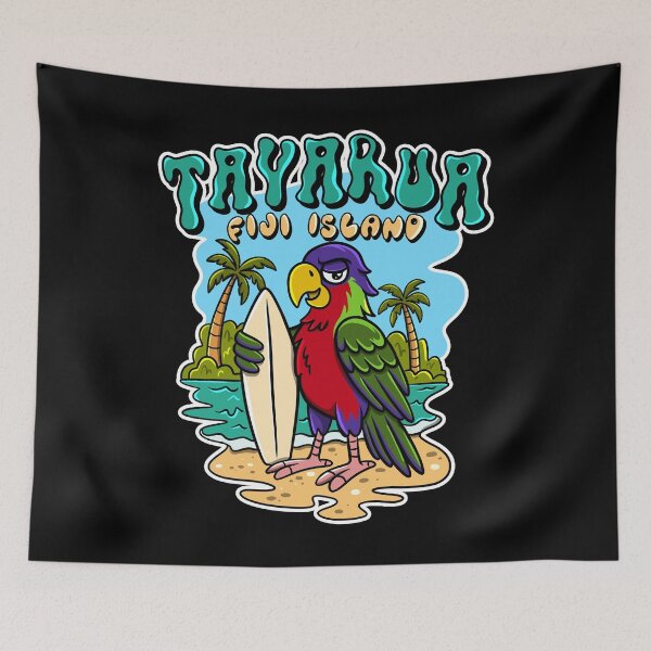 Item preview, Tavarua Surf Parrot – Collared Lory of Fiji Island designed and sold by ImaginarStore.