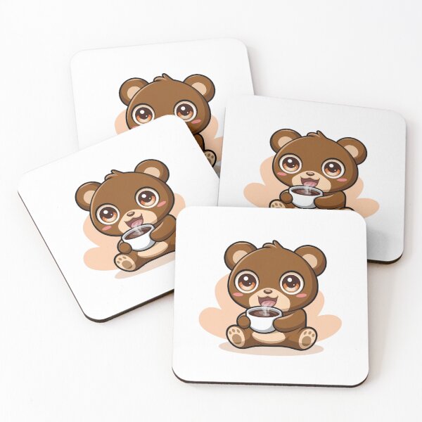 Item preview, bear drinking coffee designed and sold by Eternalski.
