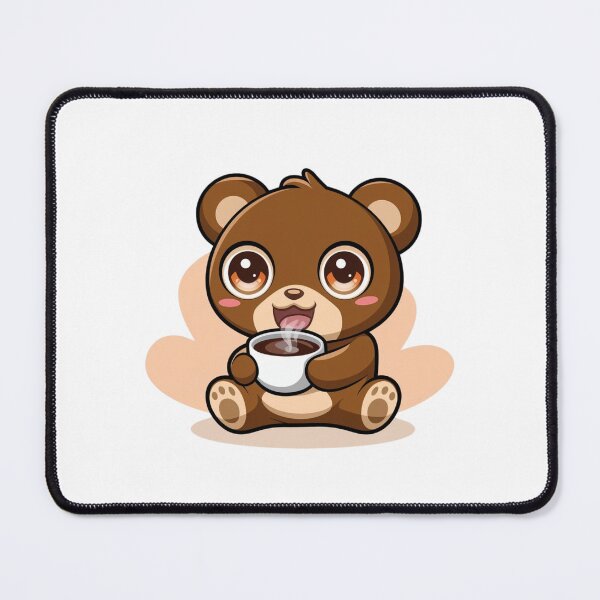 Item preview, bear drinking coffee designed and sold by Eternalski.