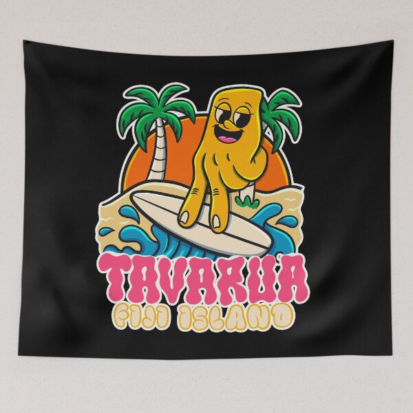 Item preview, Tavarua Island Surf Vibes – Fiji Surfing Paradise Retro Design designed and sold by ImaginarStore.