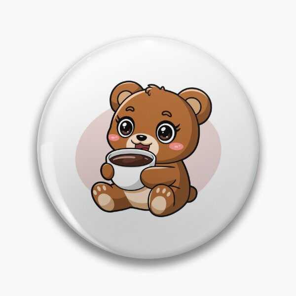 Item preview, bear drinking coffee designed and sold by Eternalski.