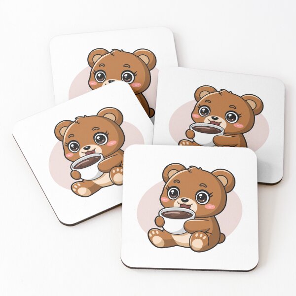Item preview, bear drinking coffee designed and sold by Eternalski.